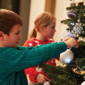 Decorating the Christmas Tree